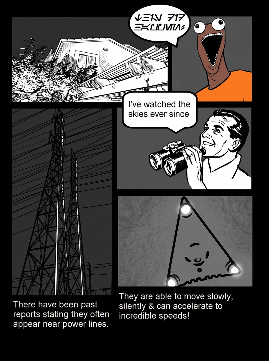 comic of ufo triangle