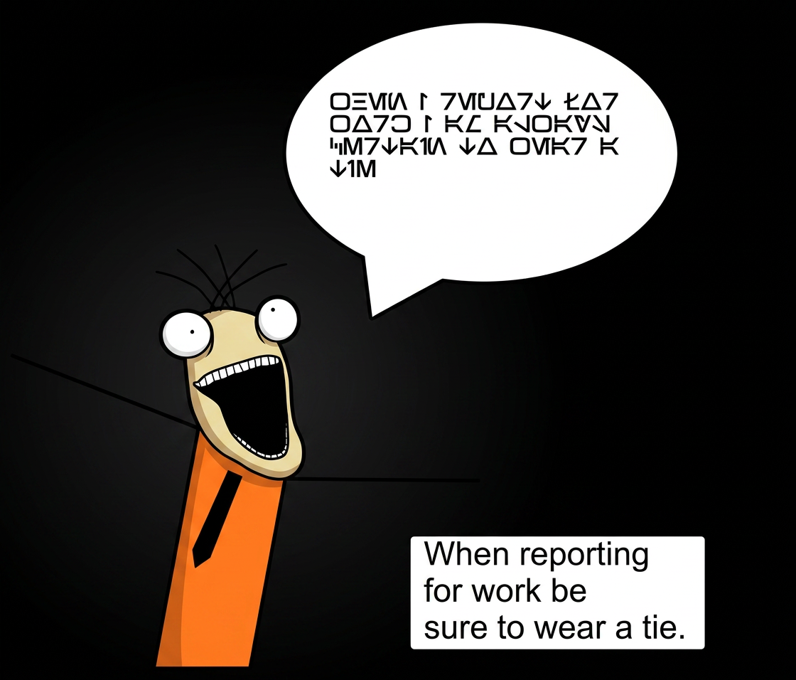 wear a tie